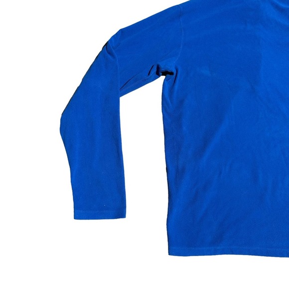 Eddie Bauer First Ascent Fleece Pullover Jacket Women Sweater 1/2 Zip Blue Large - Picture 7 of 12